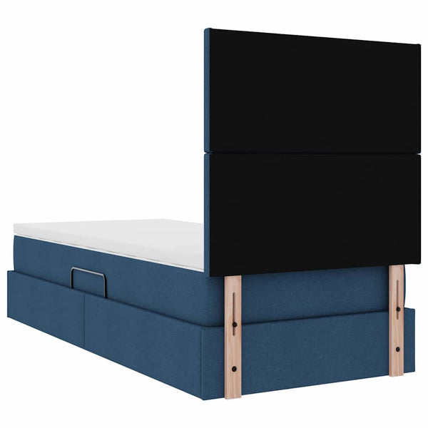 Bett 90x200 cm mit Stauraum und LED