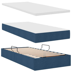 Bett 90x200 cm mit Stauraum und LED
