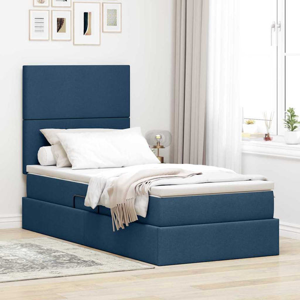 Bett mit Stauraum und LED 100x200 cm