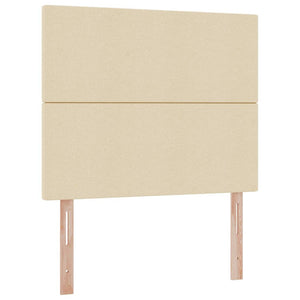 Bett mit Stauraum LED Creme 120x190 cm