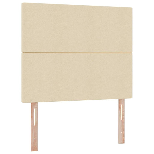 Bett mit Stauraum LED Creme 120x190 cm
