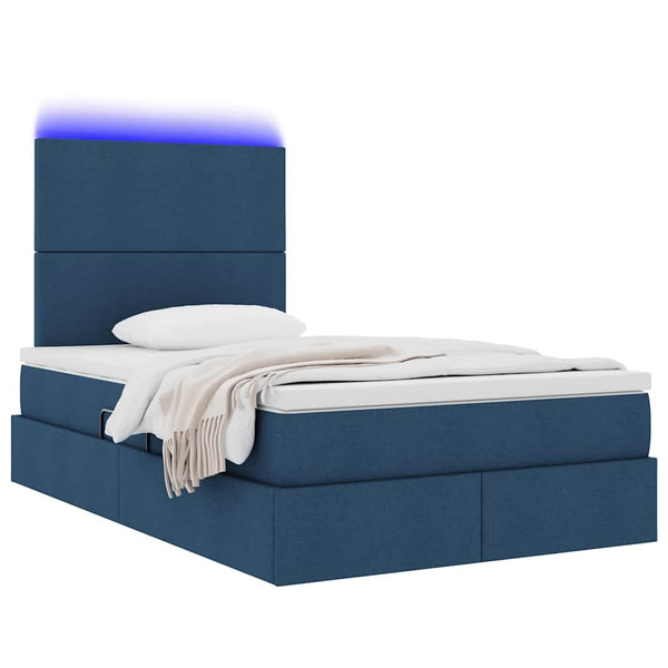 Bett mit Stauraum und LED 120x200 cm