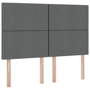 Stauraumbett mit LED Dunkelgrau 140x190 cm