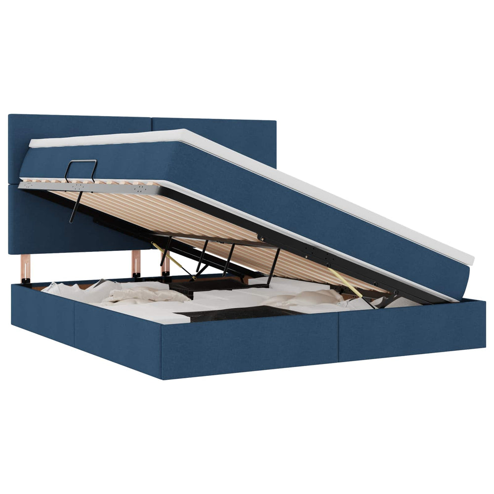 Bett mit Stauraum und LED 180x200 cm