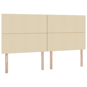 Bett mit Stauraum und LED Creme 200x200 cm