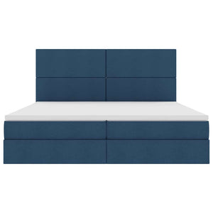 Bett mit Stauraum und LED 200x200 cm