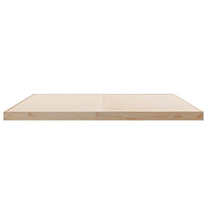 Bodenbettrahmen Kiefer Massivholz 213,5x204 cm
