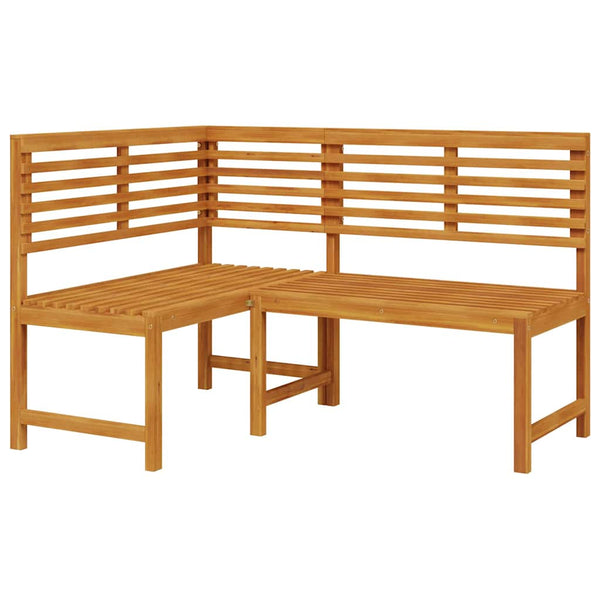 Gartenbank Set 4-teilig Akazie Massivholz Braun