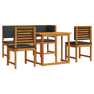Garten Bistro Set Akazie Massivholz Braun 4-teilig