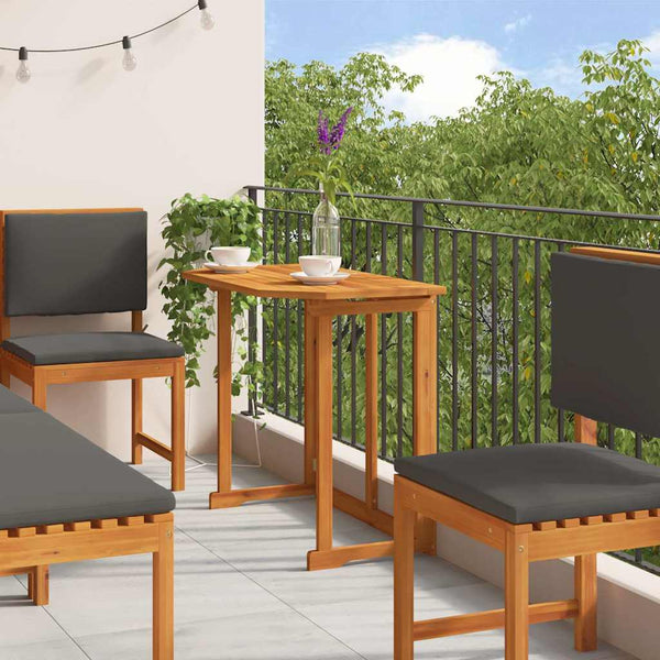 Garten Bistro Set 6-teilig Akazie Braun