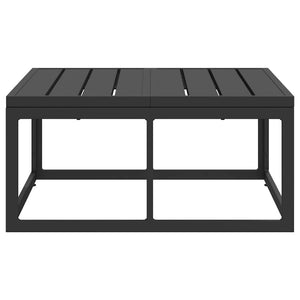Schwarze Gartenmöbel Metall 70x70 cm