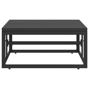 Schwarze Gartenmöbel Metall 70x70 cm