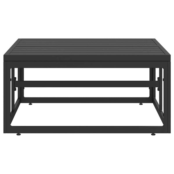 Schwarze Gartenmöbel Metall 70x70 cm