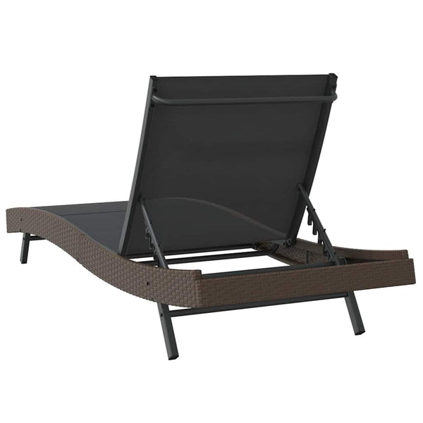 Poly-Rattan Sonnenliege, 197 cm