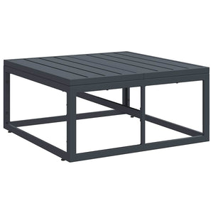 Gartenmöbel Anthrazit Stahl 70x70,5x32cm