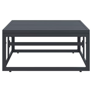 Gartenmöbel Anthrazit Stahl 70x70,5x32cm
