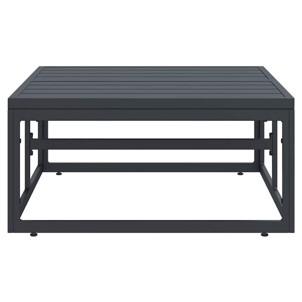 Gartenmöbel Anthrazit Stahl 70x70,5x32cm