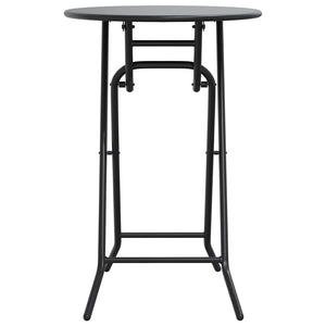 Anthrazit Gartentisch Metall 50x50 cm