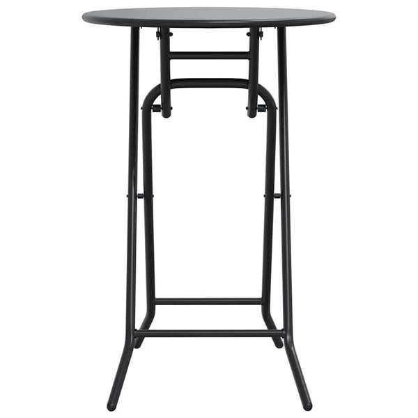 Anthrazit Gartentisch Metall 50x50 cm