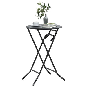 Anthrazit Gartentisch Metall 50x50 cm
