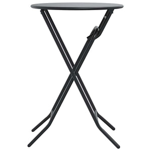 Anthrazit Gartentisch Metall 50x50 cm