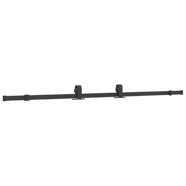 Schiebetür Schwarz 102,5x205 cm Hartglas
