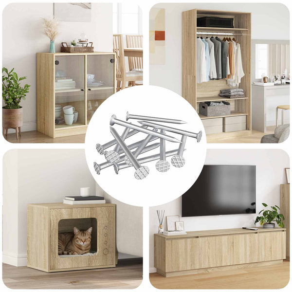 Holznägel, 100000 Stk. Silber