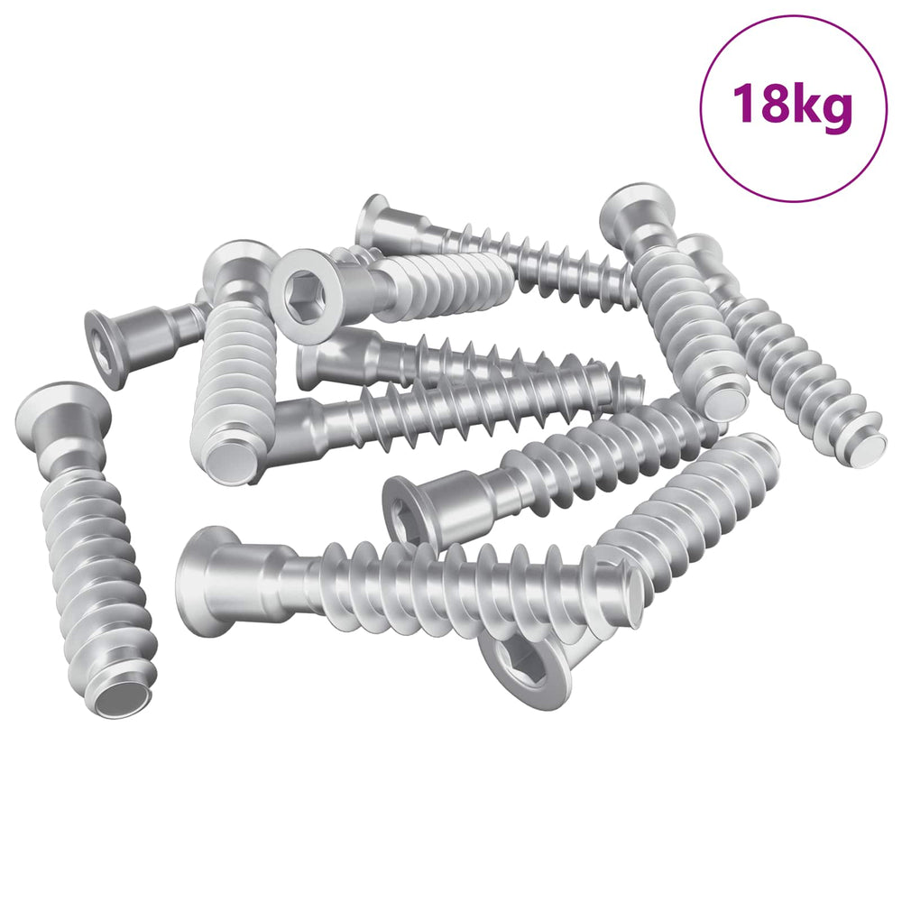 vidaXL Pan Head Screw 2900 pcs Silver Steel