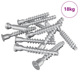 Confirmat Schrauben, 2500 Stück, Silber