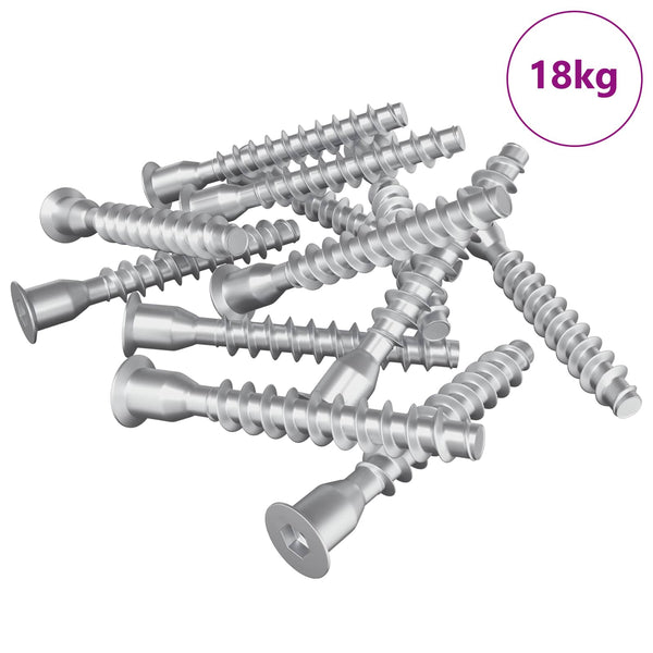 Confirmat Schrauben, 2500 Stück, Silber