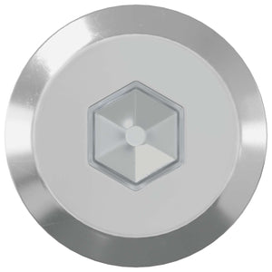 M6 x 70mm Möbelschrauben Stahl Silber 2 Stk.