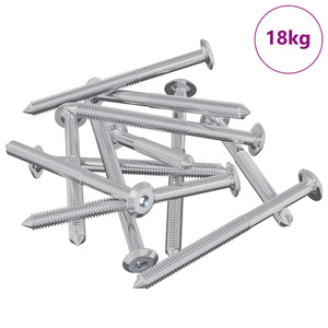 vidaXL Vis à Meubles 1400 pcs Argent Acier