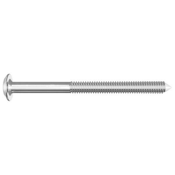 Möbelschrauben M6 x 85 mm, 12 Stk., Stahl Silber