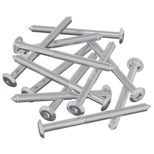vidaXL Vis de meubles 1200 pcs Argent Acier