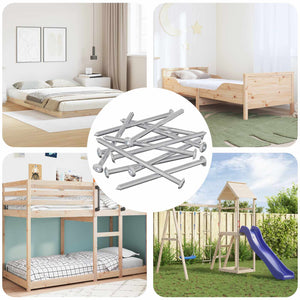 Möbelschrauben M6 x 100 mm, 12 Stk.