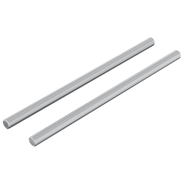 Gewindestange Stahl Silber 6 x 120 mm, 2 Stk.