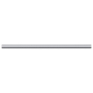 Gewindestange Stahl Silber 6x120mm, 12 Stk.