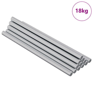 Gewindestange 900 Stk. Stahl Silber