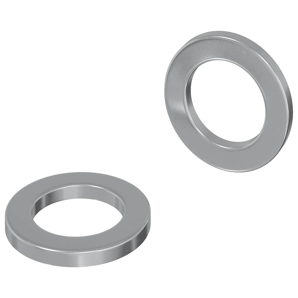 Stahl Unterlegscheiben, 2 Stk, 10x10x1,2mm, Silber