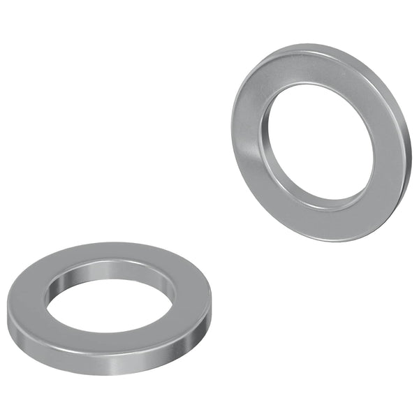 Stahl Unterlegscheiben, 2 Stk, 10x10x1,2mm, Silber