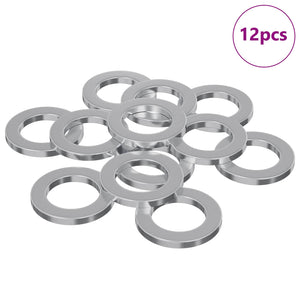 Unterlegscheiben Silber 10mm Eisen 12Stk.