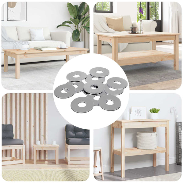 Unterlegscheiben Set, 9000 Stück, Silber