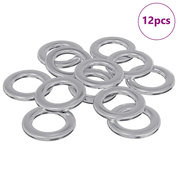 Unterlegscheiben Silber 10mm Eisen 12 Stk.