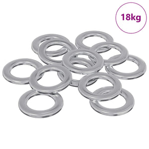 Unterlegscheiben Set, 52941 Stück, Silber