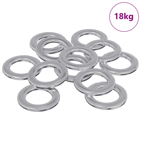 Unterlegscheiben Set, 52941 Stück, Silber