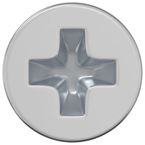 vidaXL Vis à tête fraisée 2 pcs Argenté M4 x 6 mm Acier