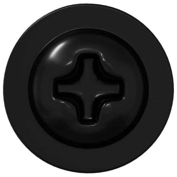 Selbstschneidende Nägel, 3,5x12mm, Schwarz, 2 Stk.