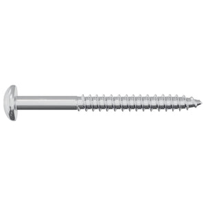 Holzschraube Silber 9,8 x 53 mm Stahl 2 Stk