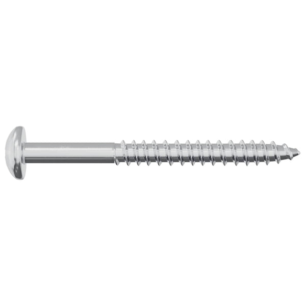 Holzschraube Silber 9,8 x 53 mm Stahl 2 Stk