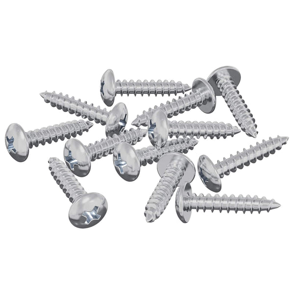 Holzschrauben Silber M3,5 x 20 mm, 12 Stk.